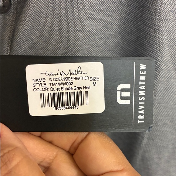 NWT Travis Mathew Charcoal PGA Tour Polo Shirt for Men in Sz M - Picture 5 of 12